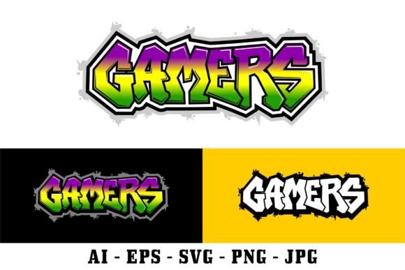 Download Gamers Lettering in Graffiti Collection - Premium Bundle