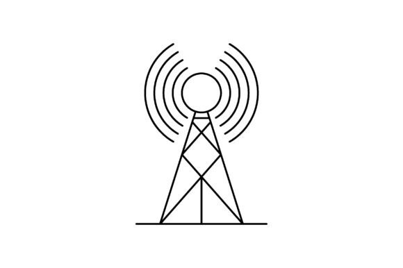 Download Icon Antenna Broadcast Vector Design - Vector Collection