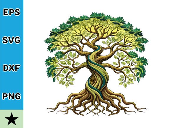 Download Intricate Tree of Life SVG Vector - Vector Collection
