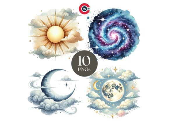 Download Magical Galaxy and Fantasy Space Stars - Magic Collection