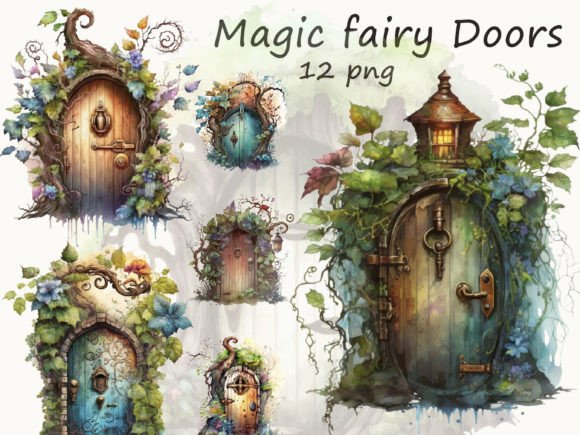 Download Secret Fairy Door, Magic Fantasy Clipart - Magic Collection