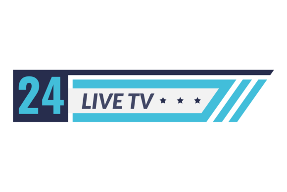Download Live Tv Banner. Screen Tag. Broadcasting - Road Collection