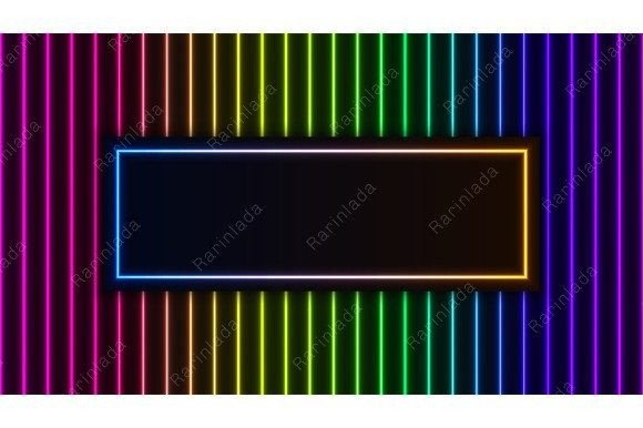 Download Neon Tube Glowing Lighting Retro Pattern - Neon tube Collection