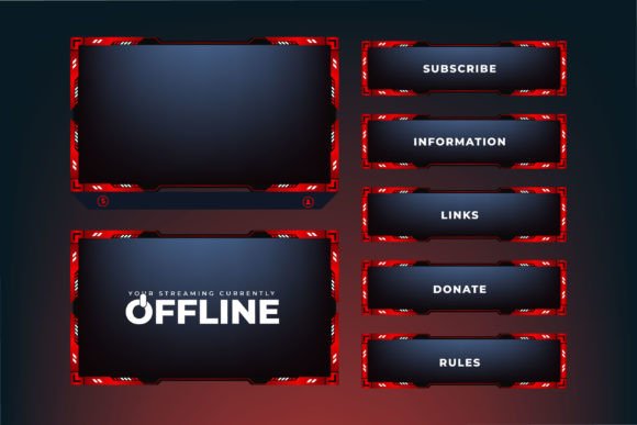 Download Online Gaming Broadcast Screen Panel - Road Collection
