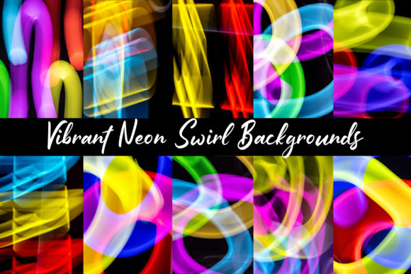 Download 40 Neon Tube Abstract Swirls Digital - Neon tube Collection